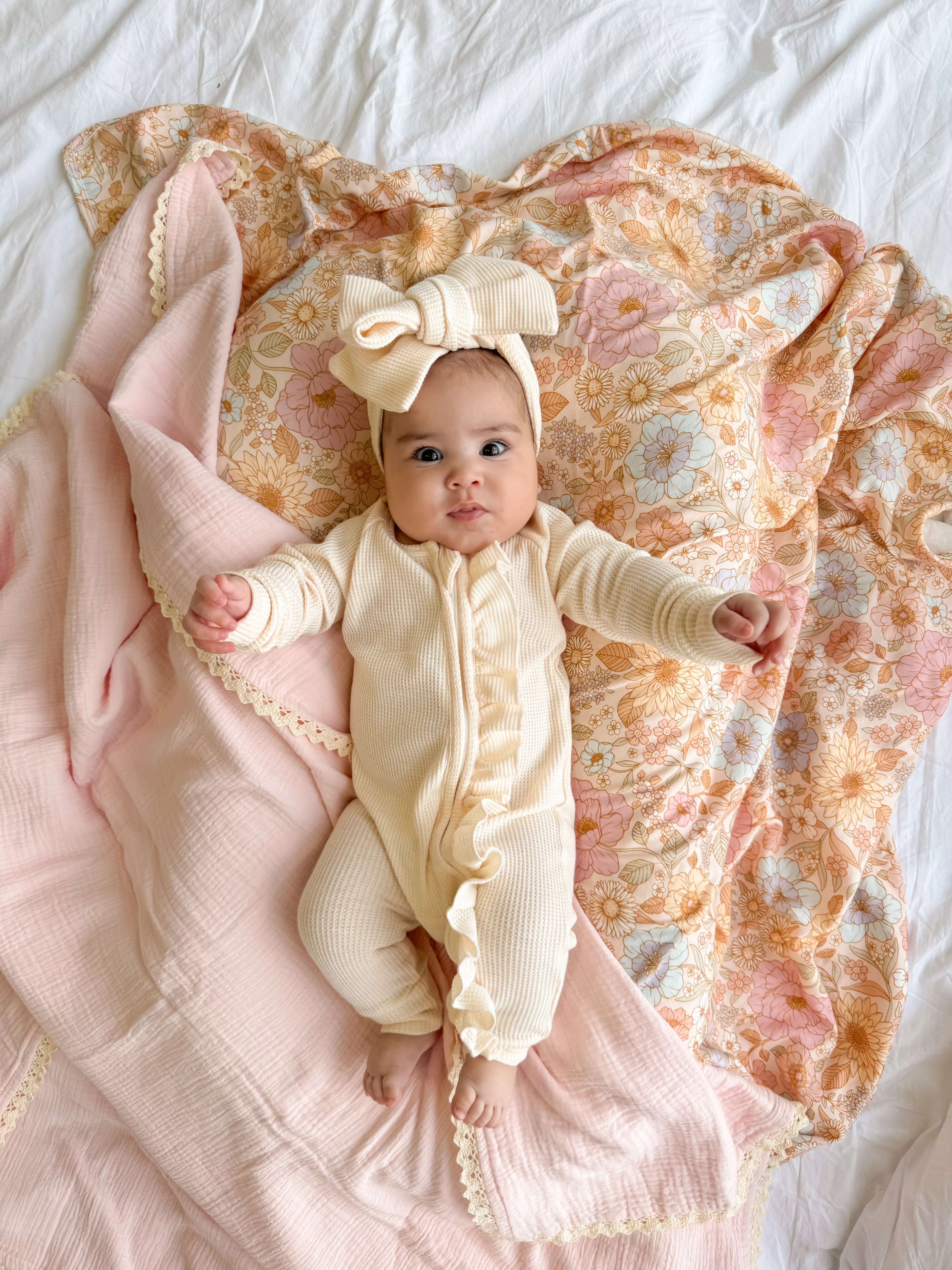 Swaddle Set | Pastel Bloom *MAY PRE-ORDER* - Image 4