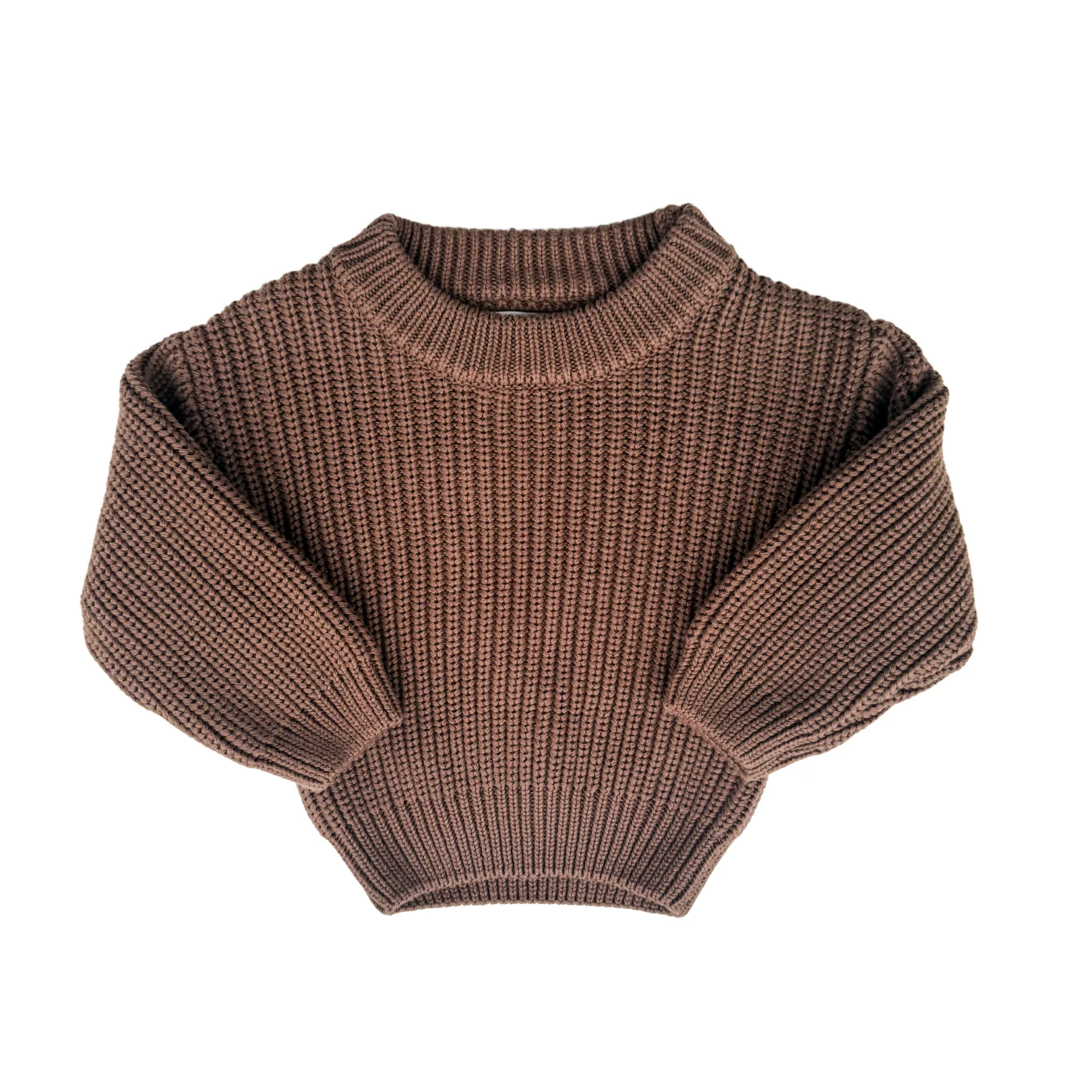 Chunky Knit Jumper | Chocolate *MAY PRE-ORDER* - Image 2