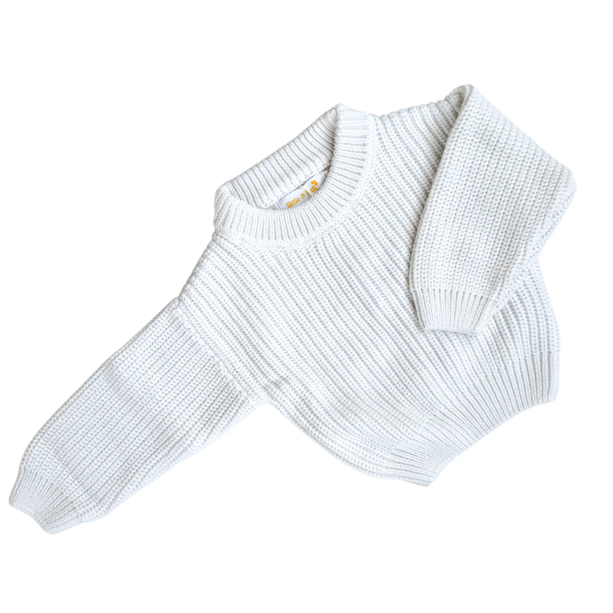 Chunky Knit Jumper | Milk - Image 3