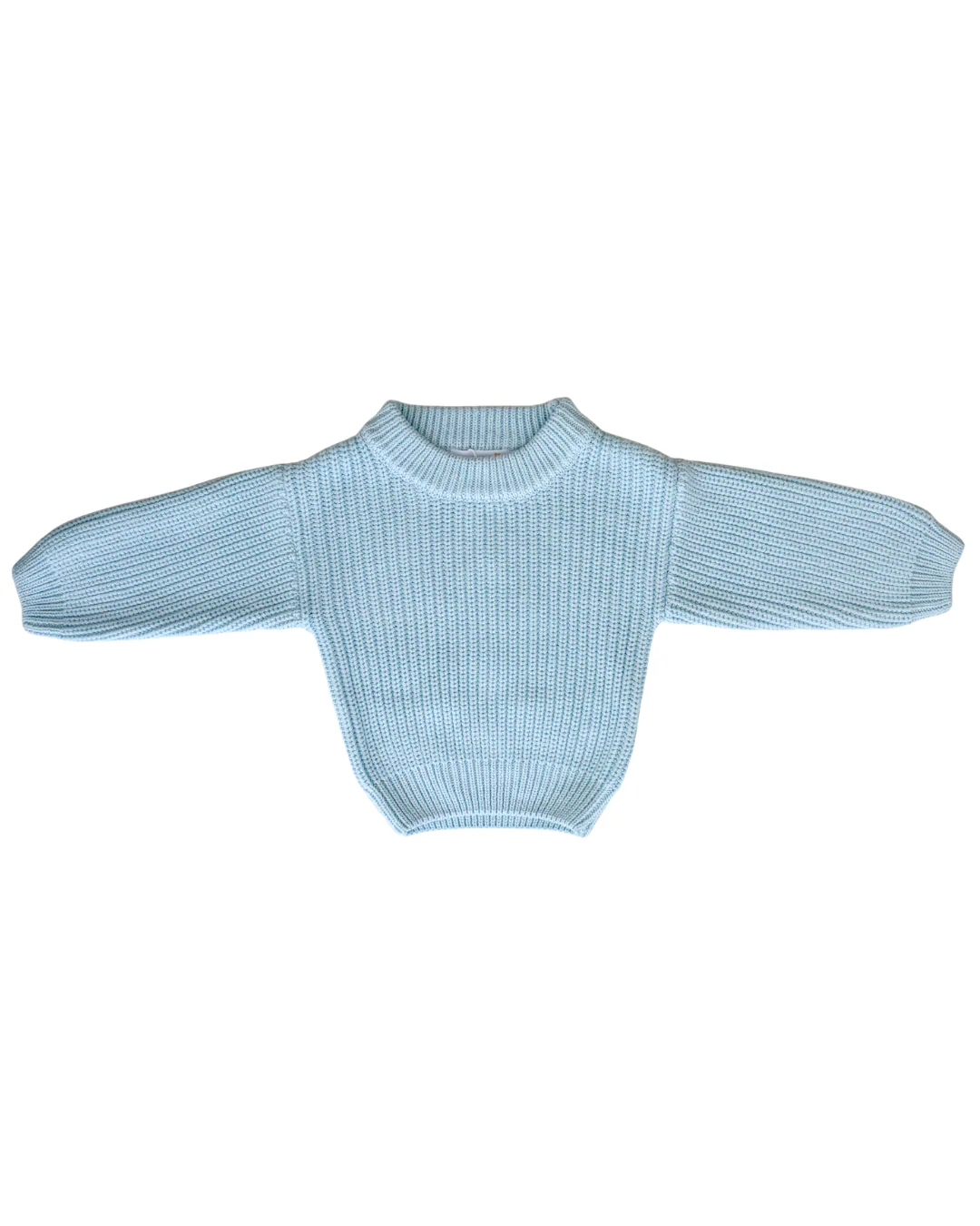 Chunky Knit Jumper | Sky Blue - Image 3