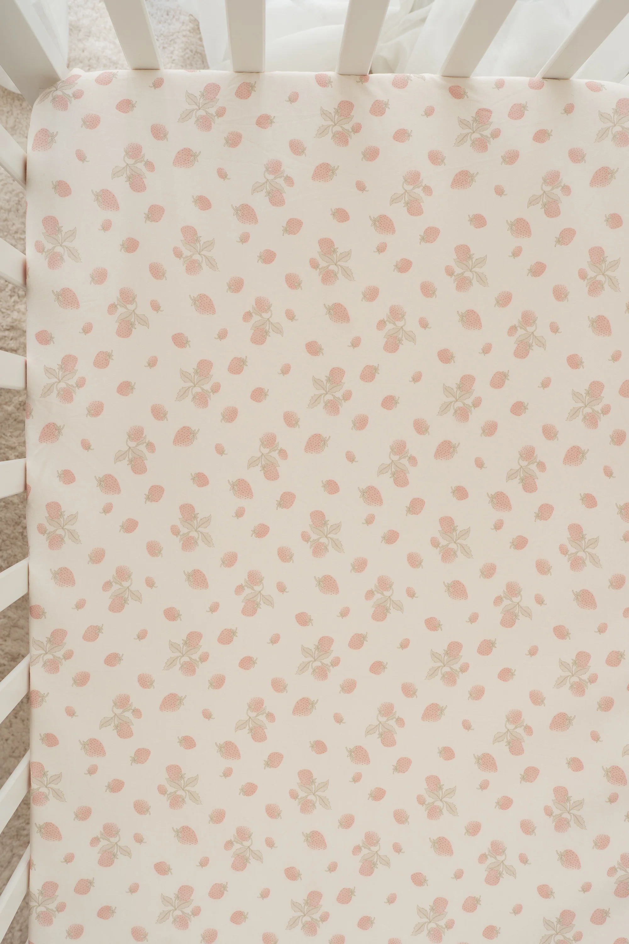 Cot Sheet | Strawberries - Image 2