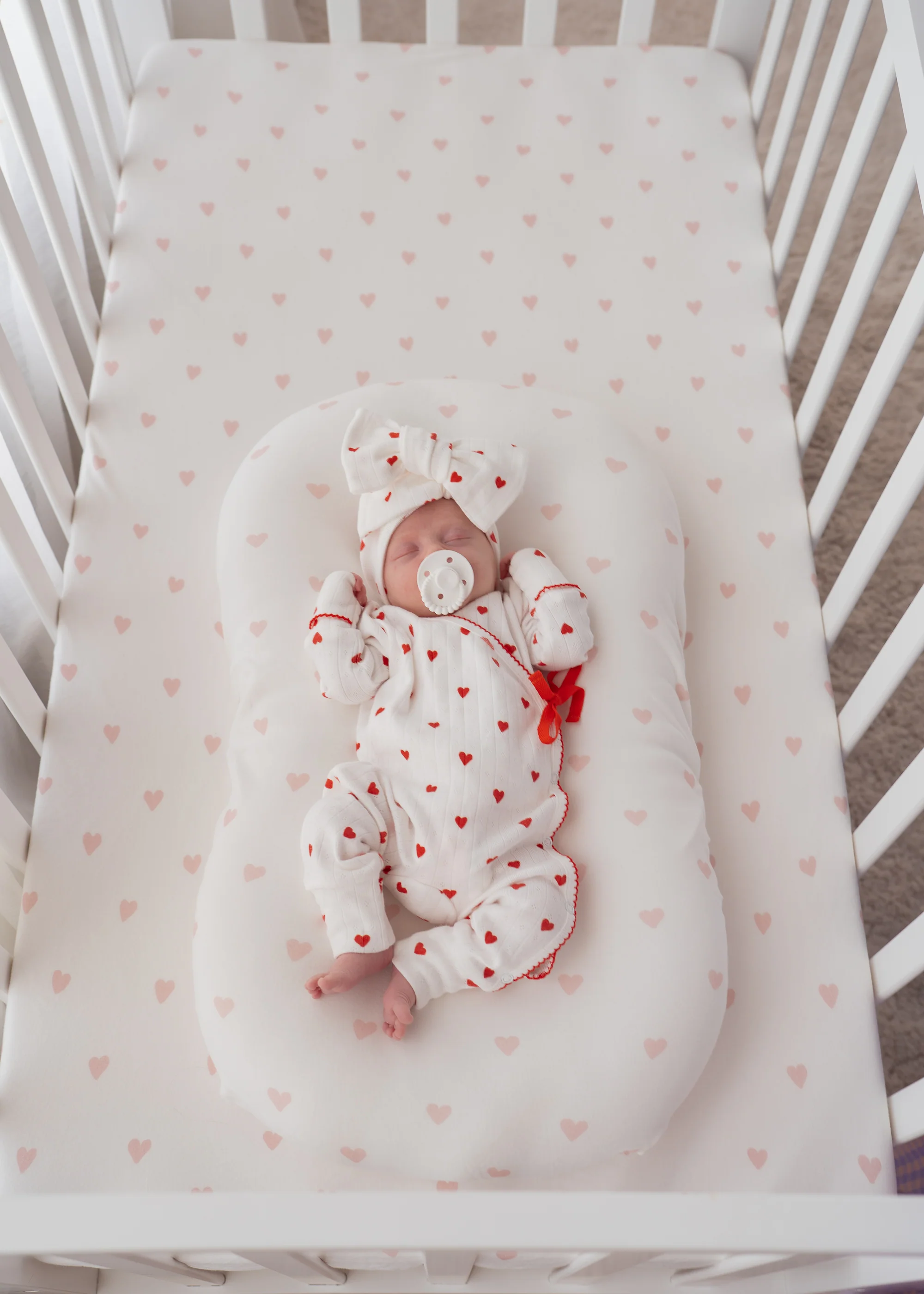 Essential Kimono Romper | Red Hearts - Image 3