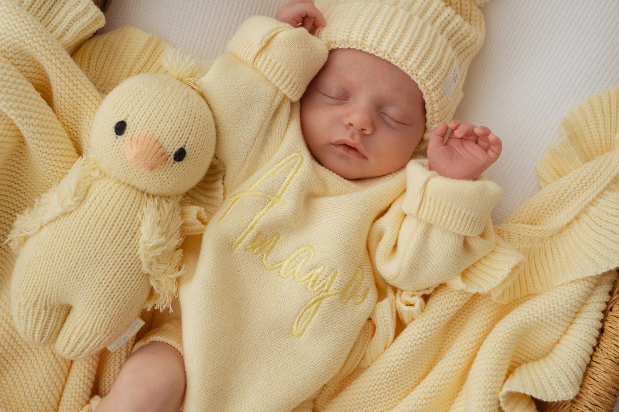 Knit Romper | Lemon - Image 5