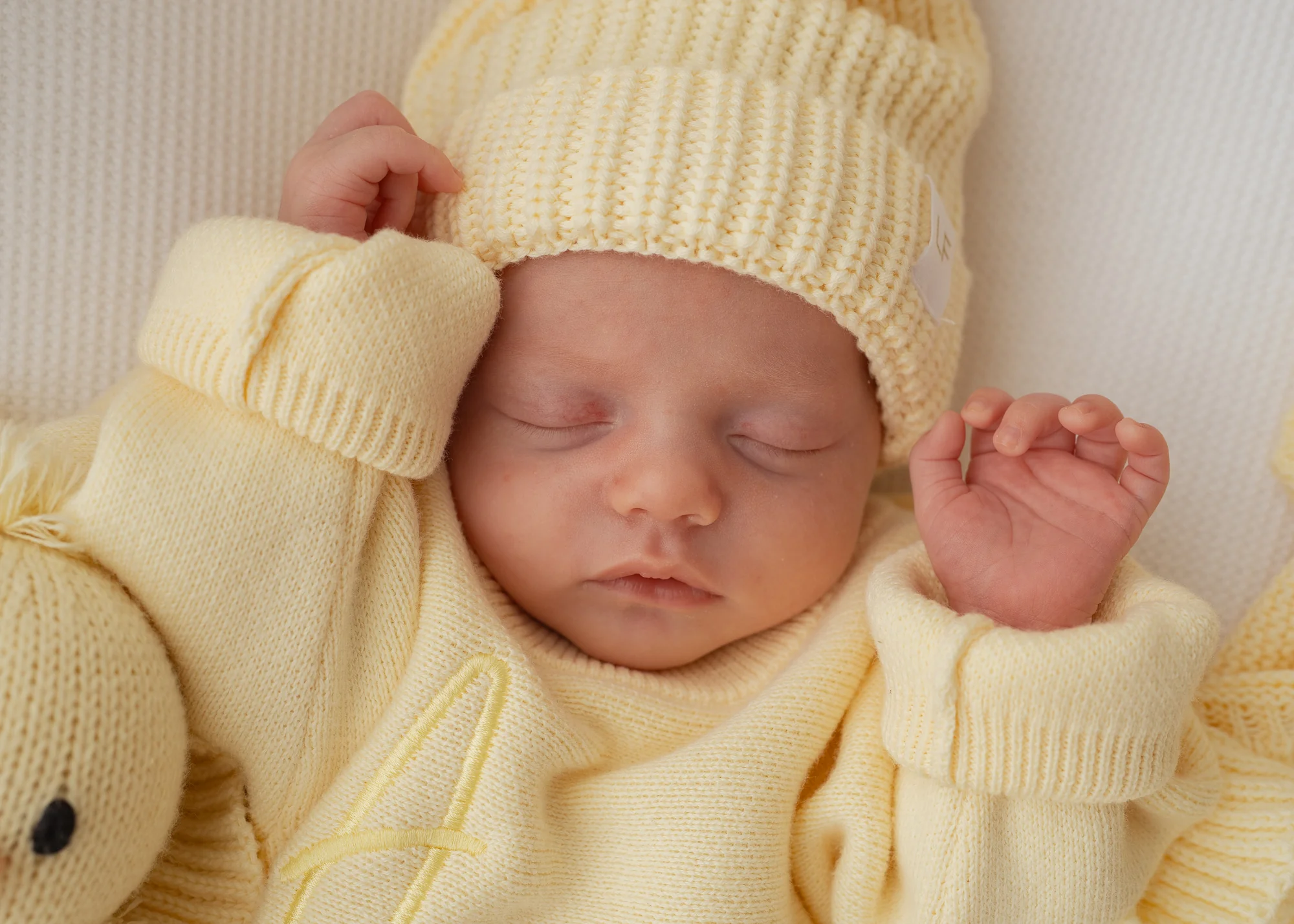 Knit Romper | Lemon - Image 6