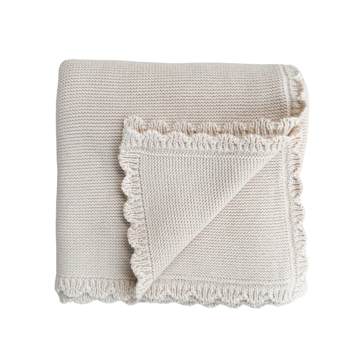 Heirloom Knit Blanket | Cream - Image 3