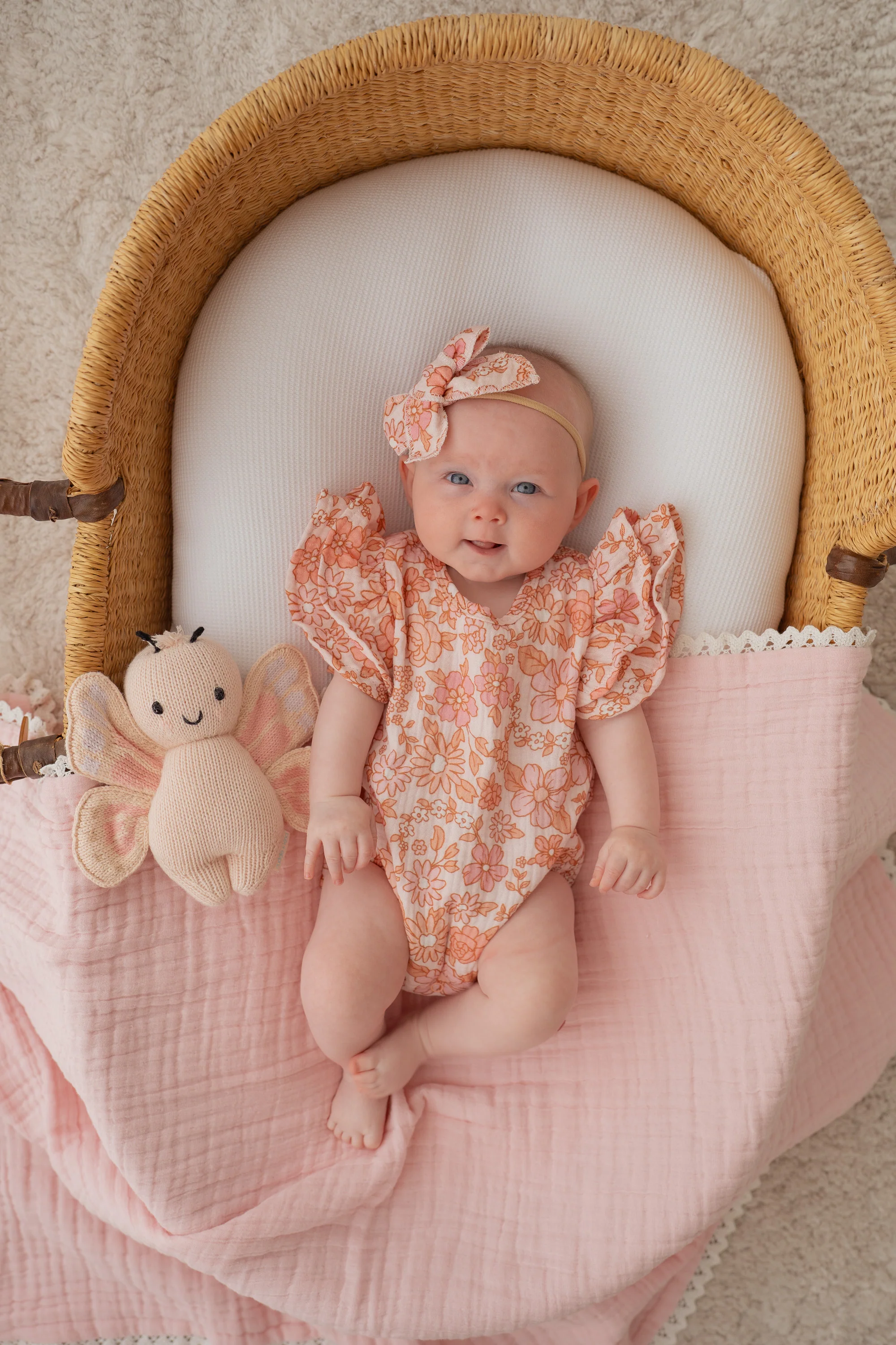 Frill Muslin Romper | Blossom
