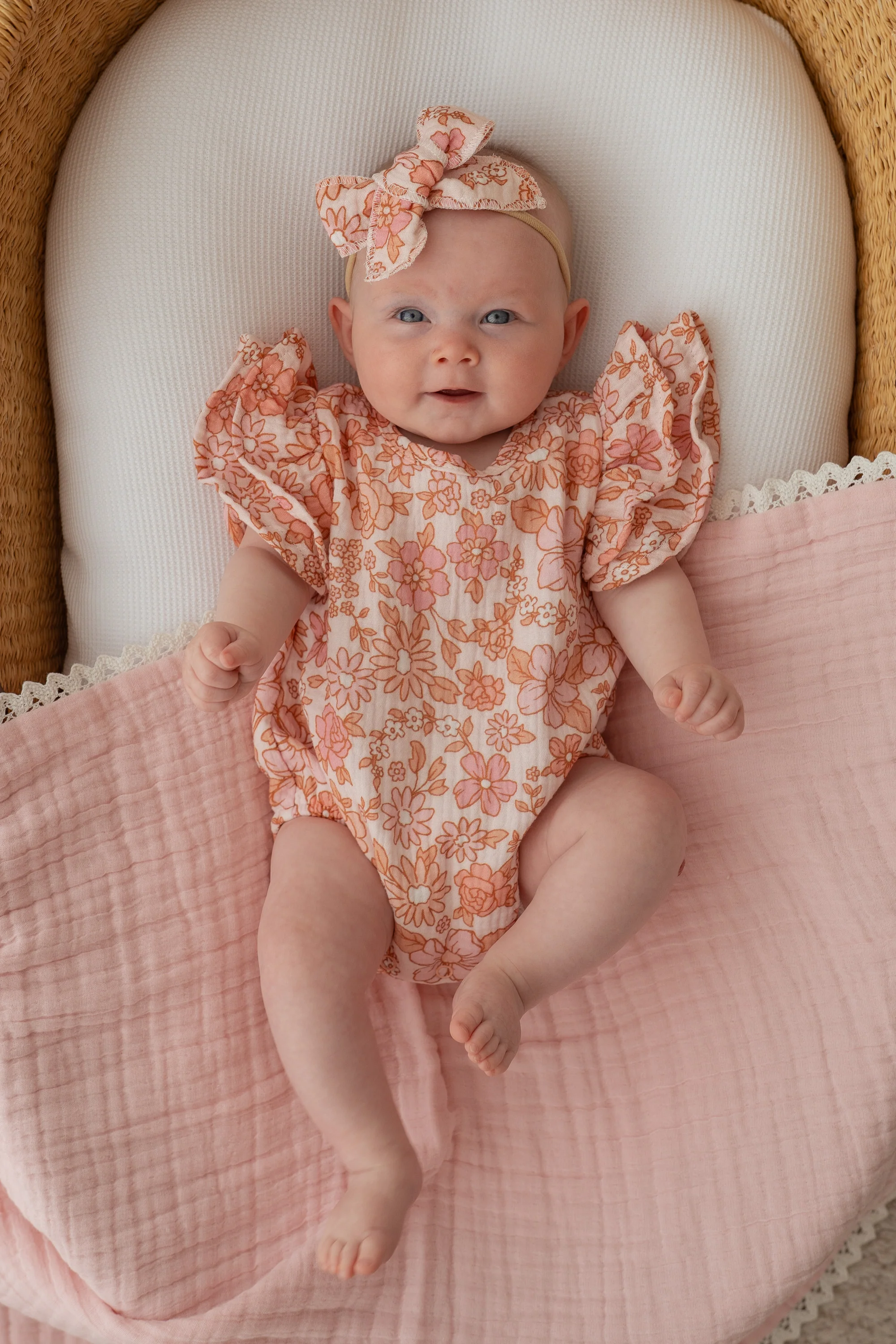 Frill Muslin Romper | Blossom - Image 4