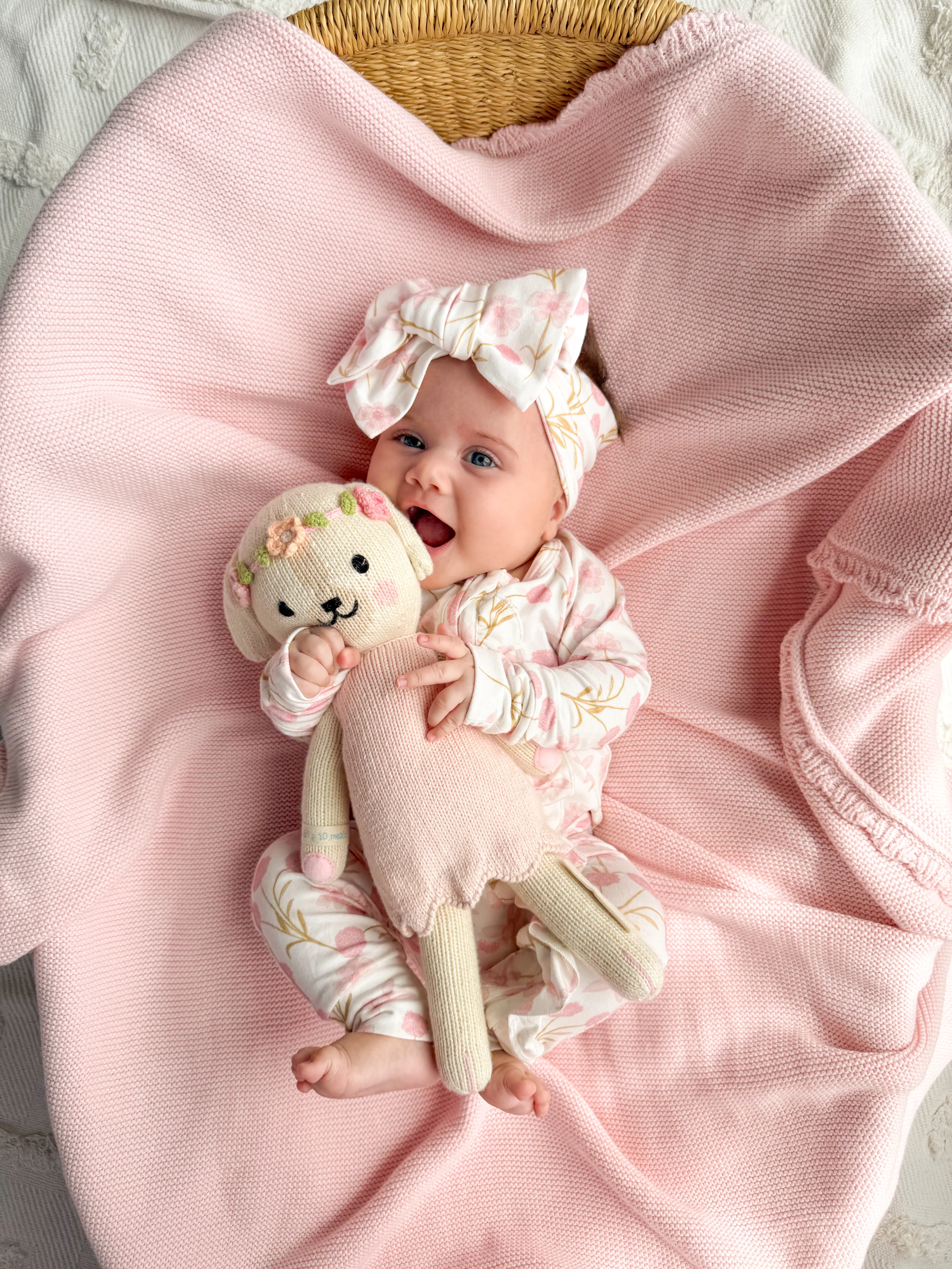 Frill Zip Romper | Ocean Floral - Image 4