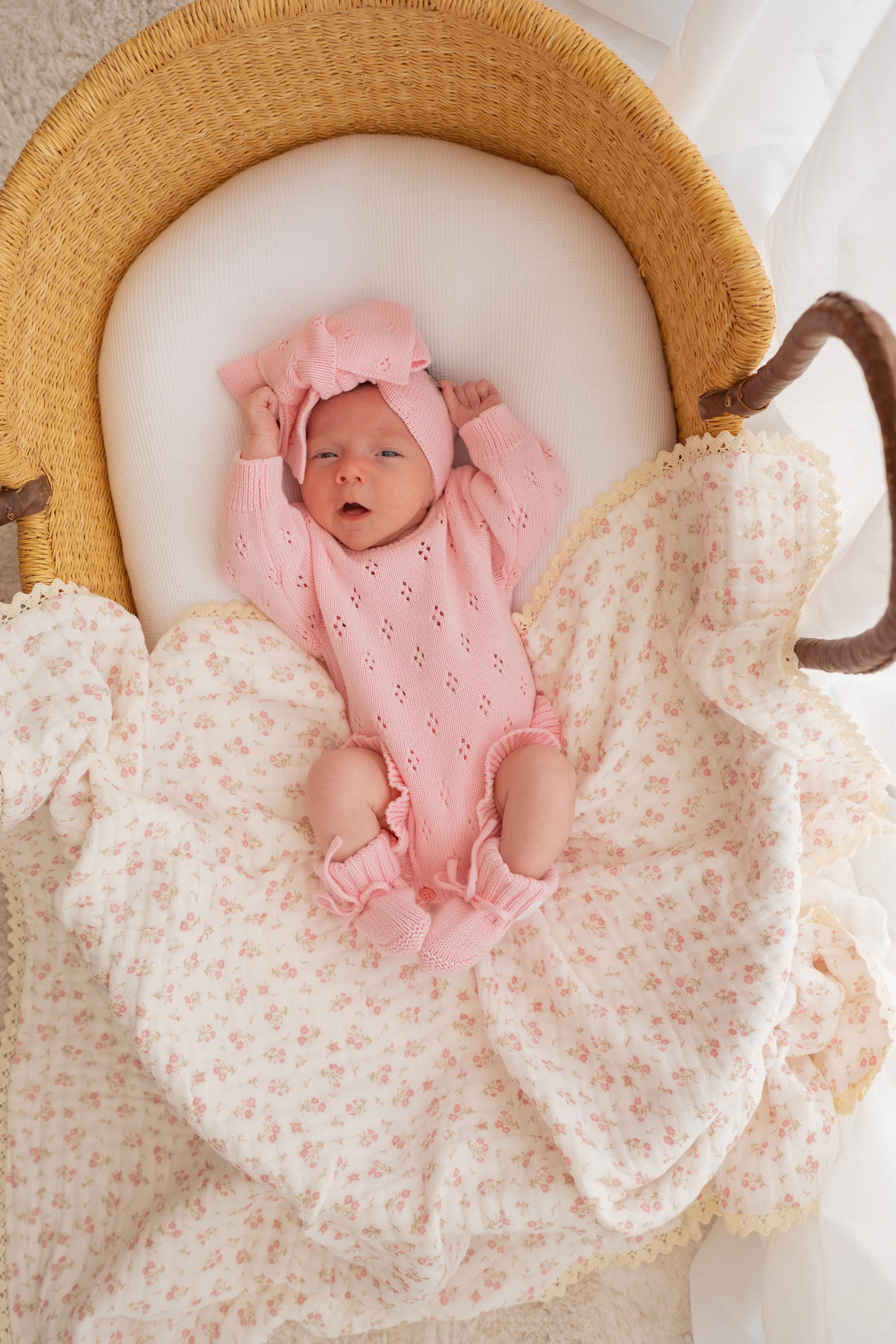 Gauze Lace Blanket | Paisley Peony - Image 3