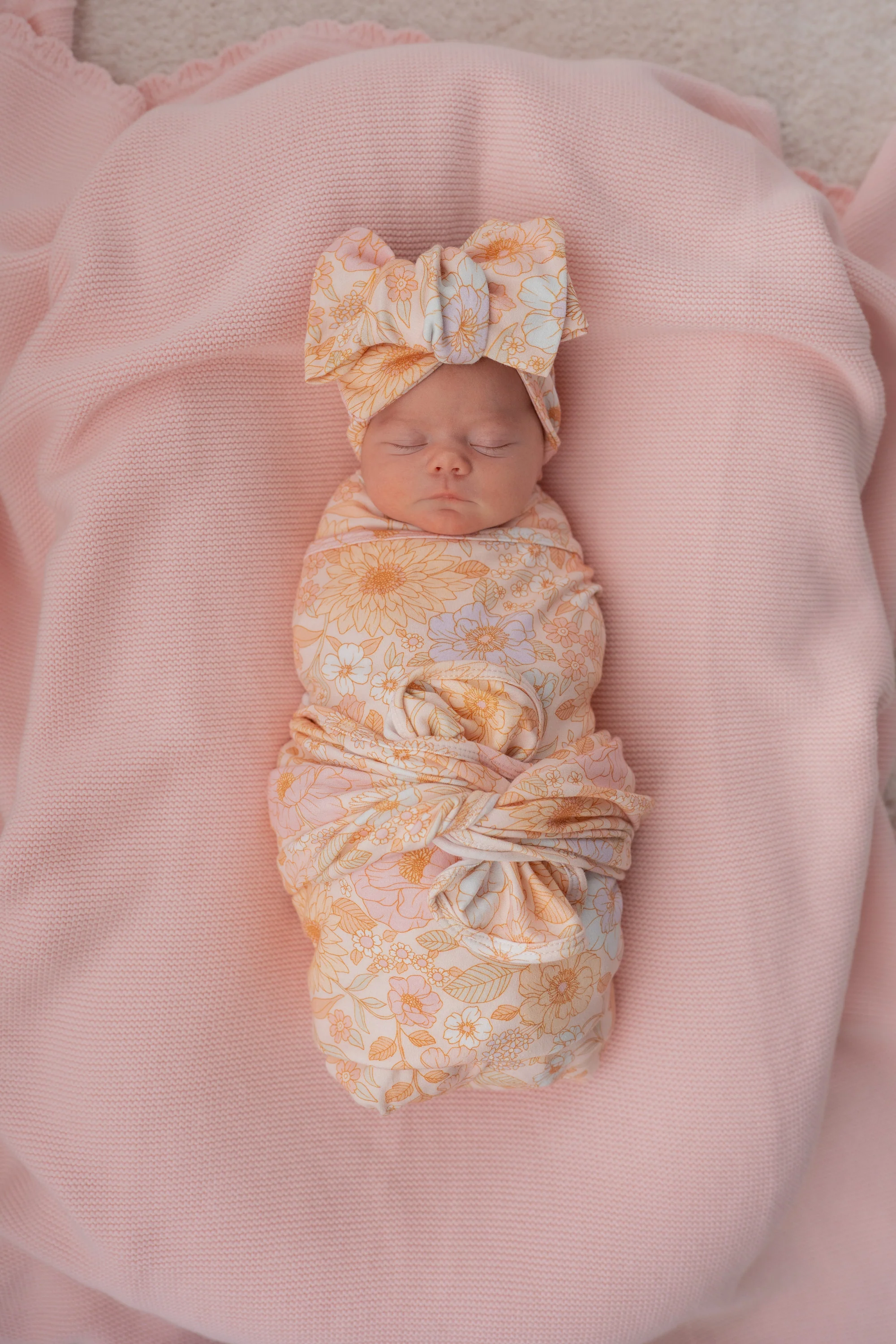 Heirloom Knit Blanket | Baby Pink *MAY PRE-ORDER* - Image 5