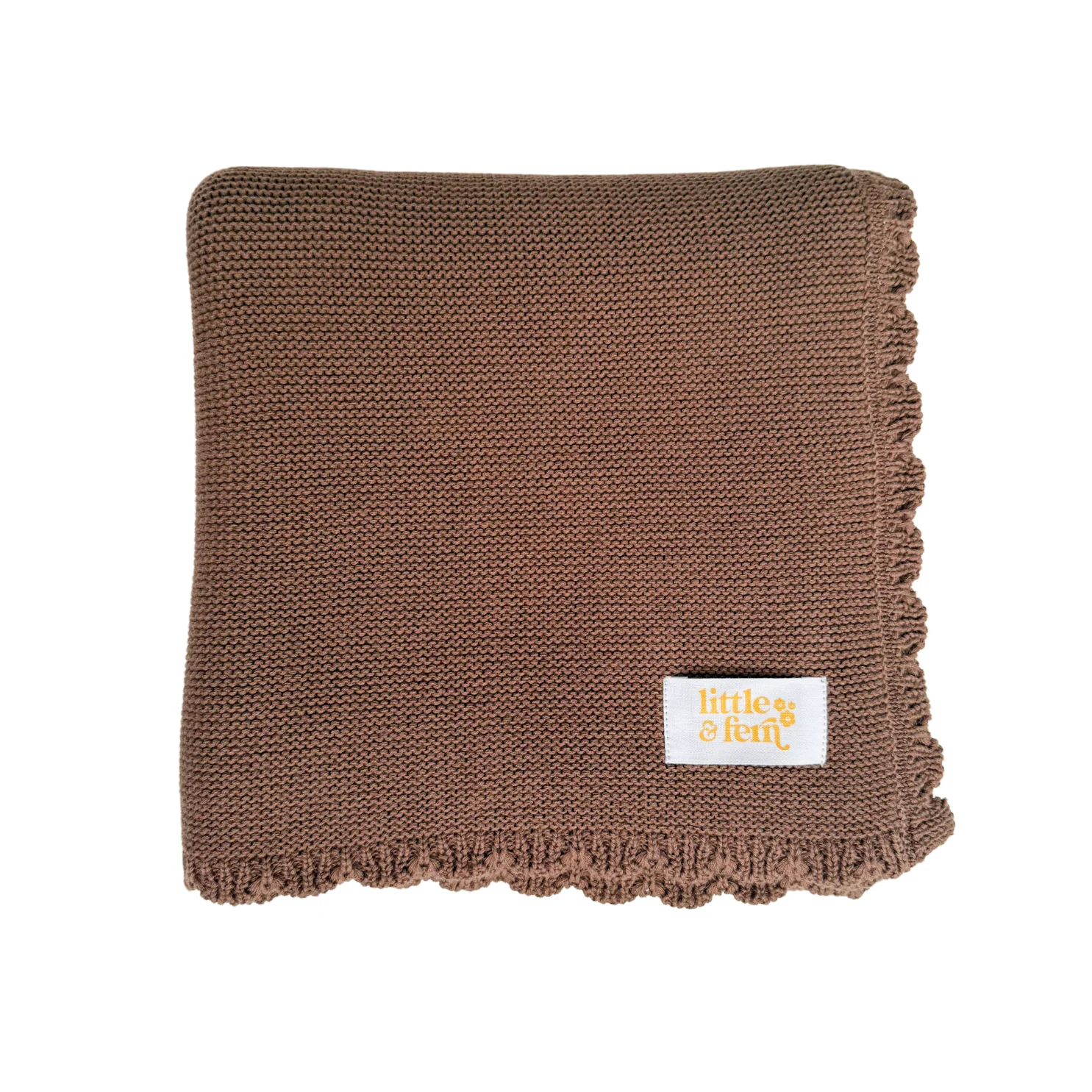 Heirloom Knit Blanket | Chocolate *MAY PRE-ORDER* - Image 4