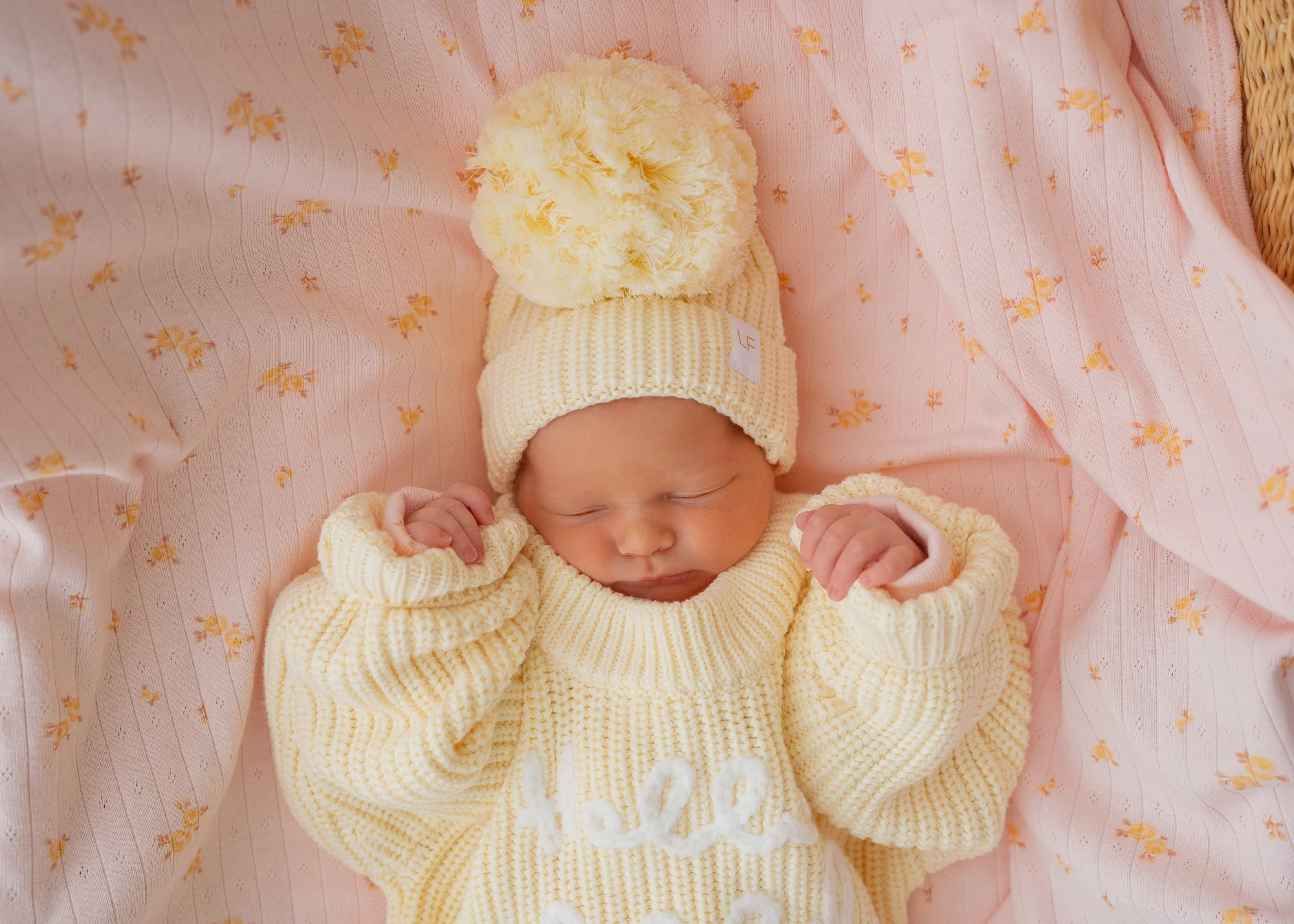 'Hello World' Chunky Knit Jumper | Lemon - Image 3