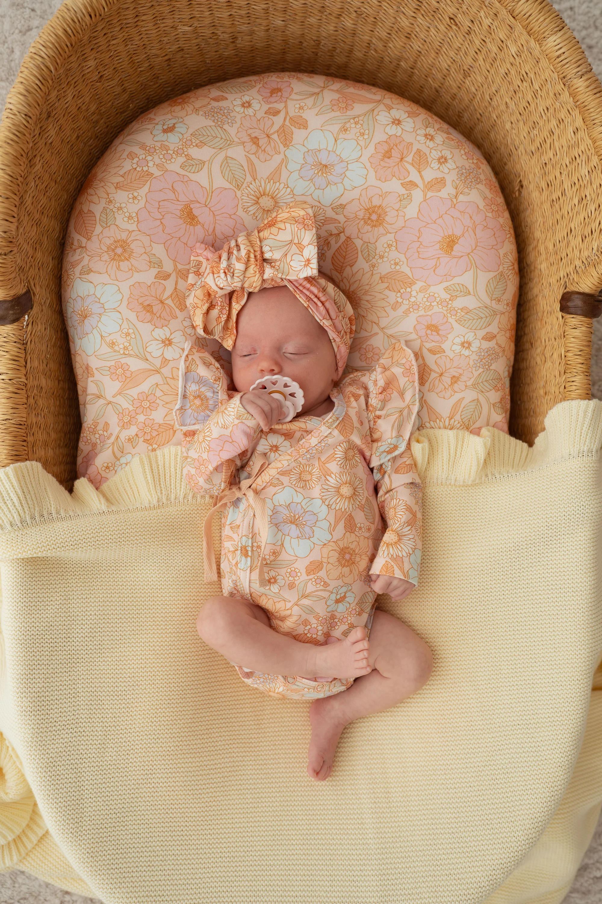 Kimono Onesie | Pastel Bloom