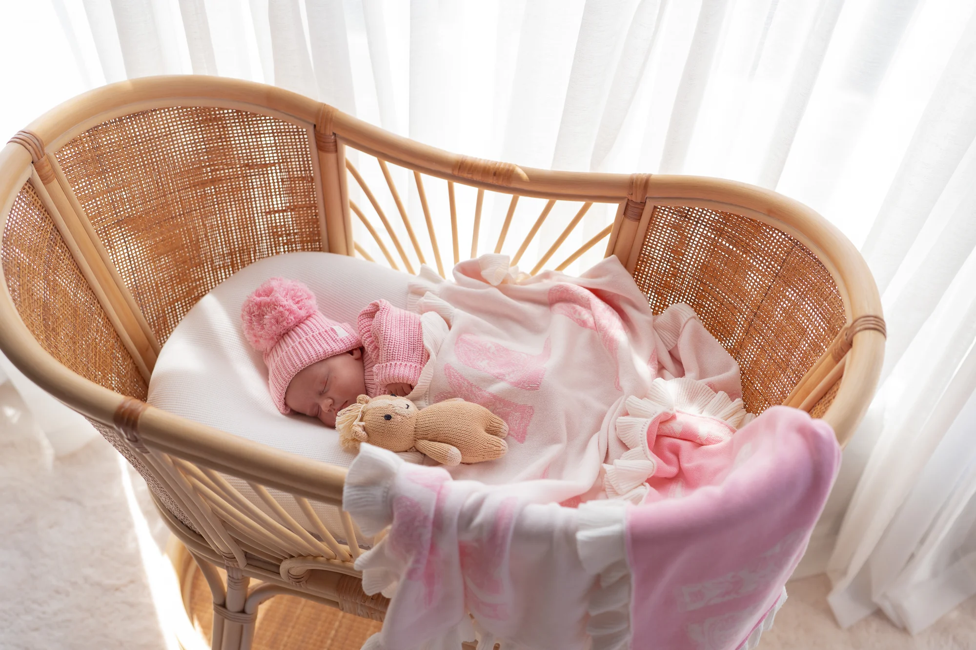 Knit Blanket | Pink Cowgirl Boots - Image 7