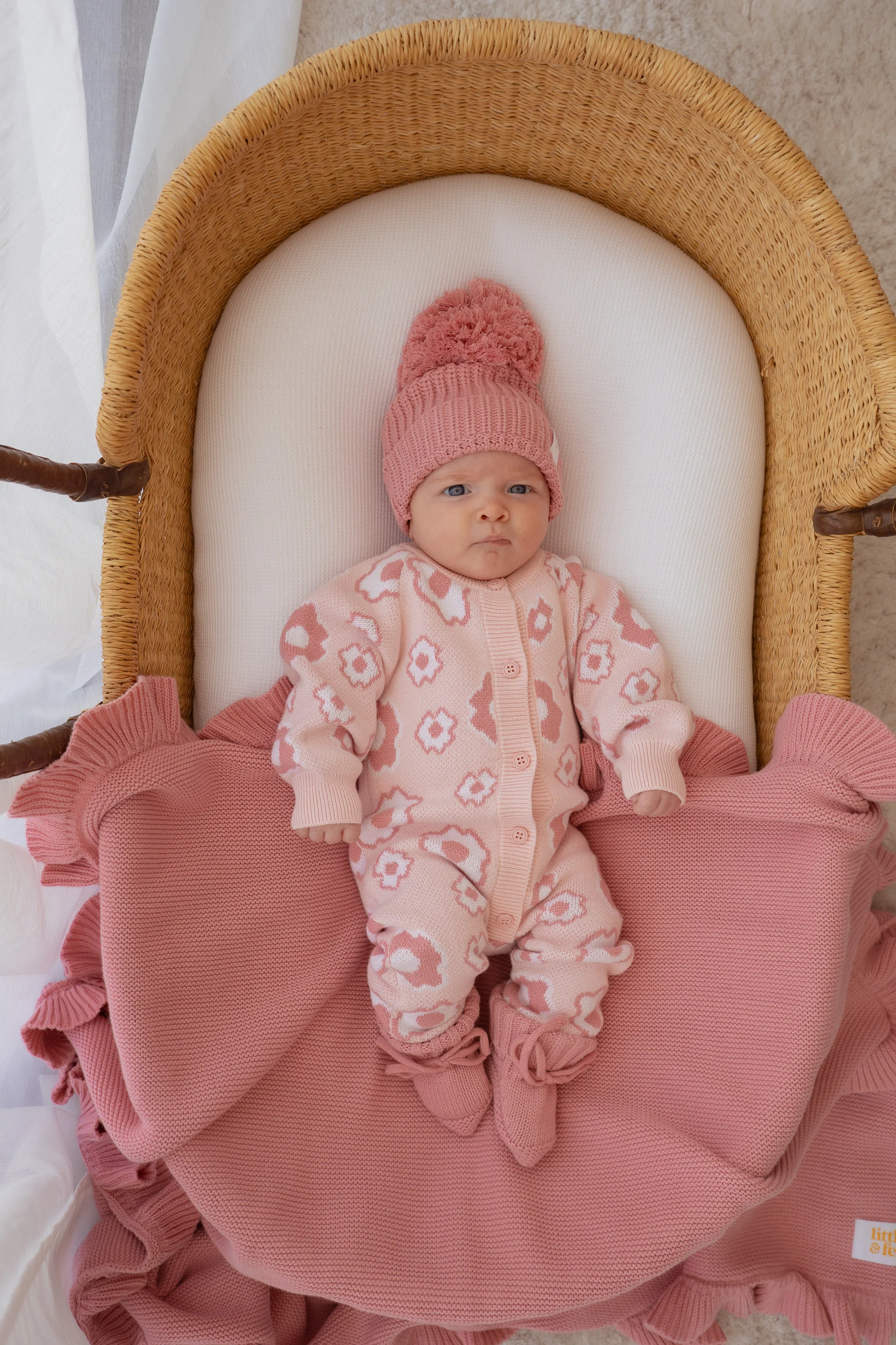 Knit Classic Romper | Penny Floral - Image 2