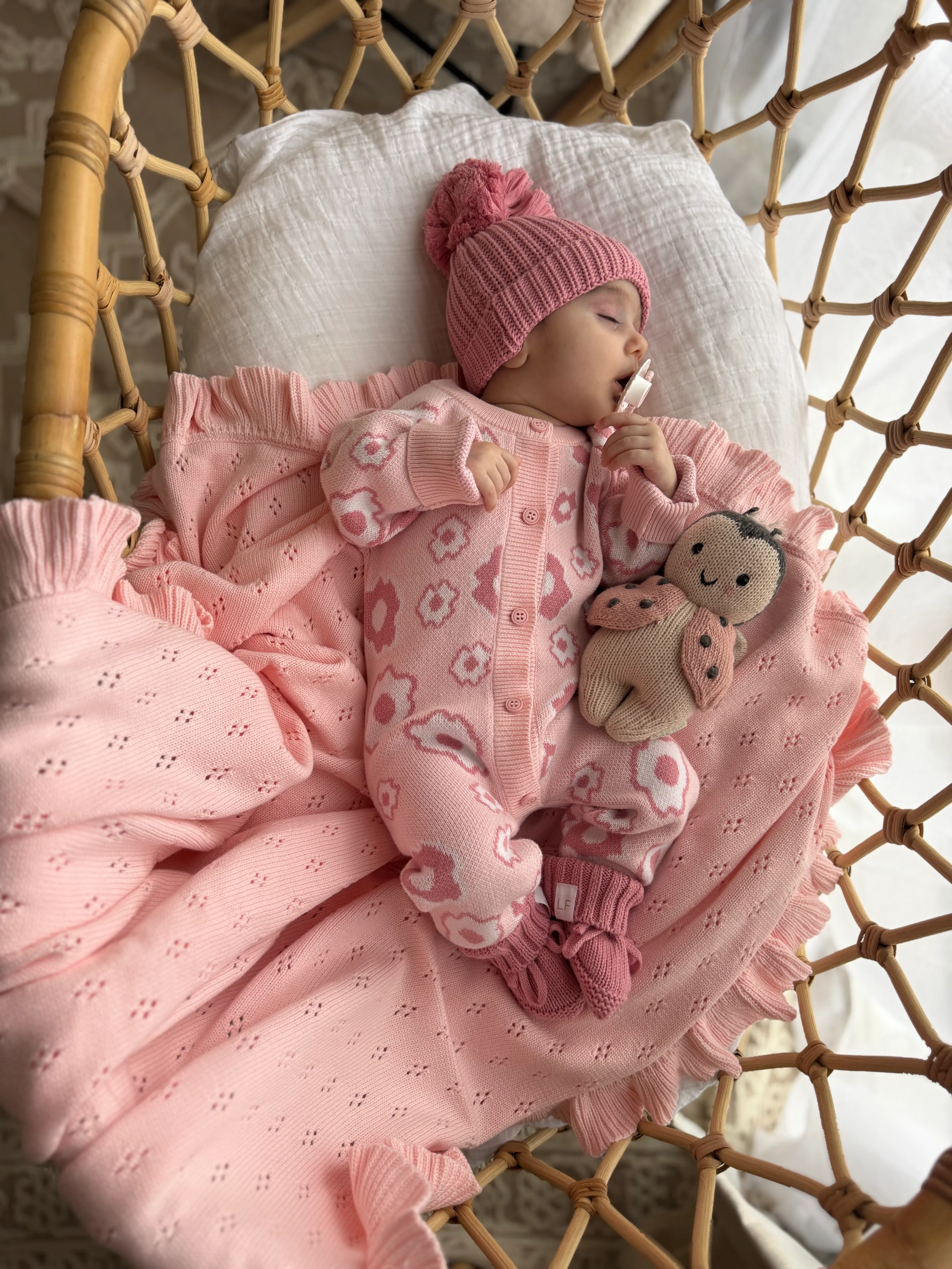 Knit Classic Romper | Penny Floral - Image 3