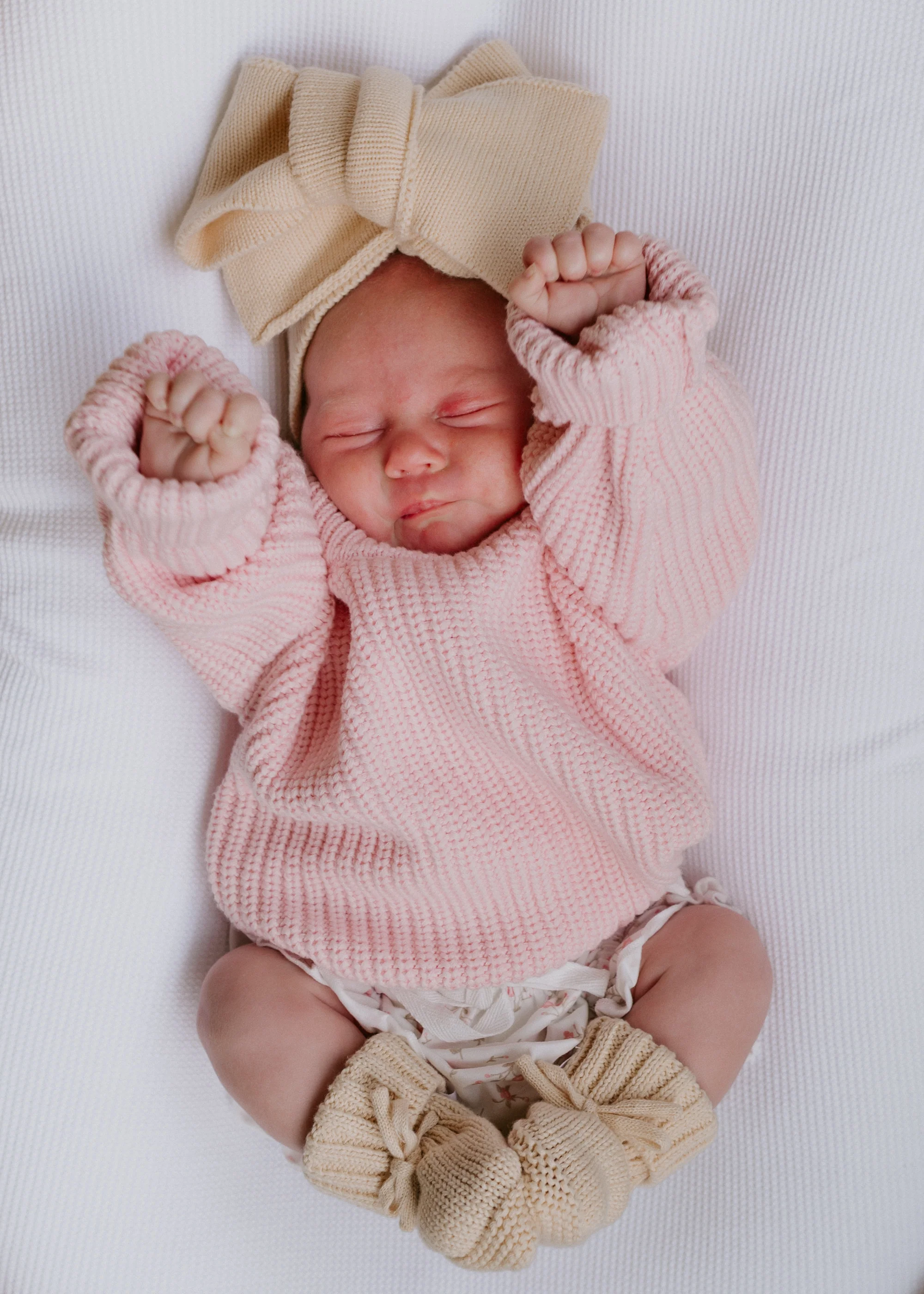 Chunky Knit Jumper | Baby Pink *MAY PRE-ORDER* - Image 3