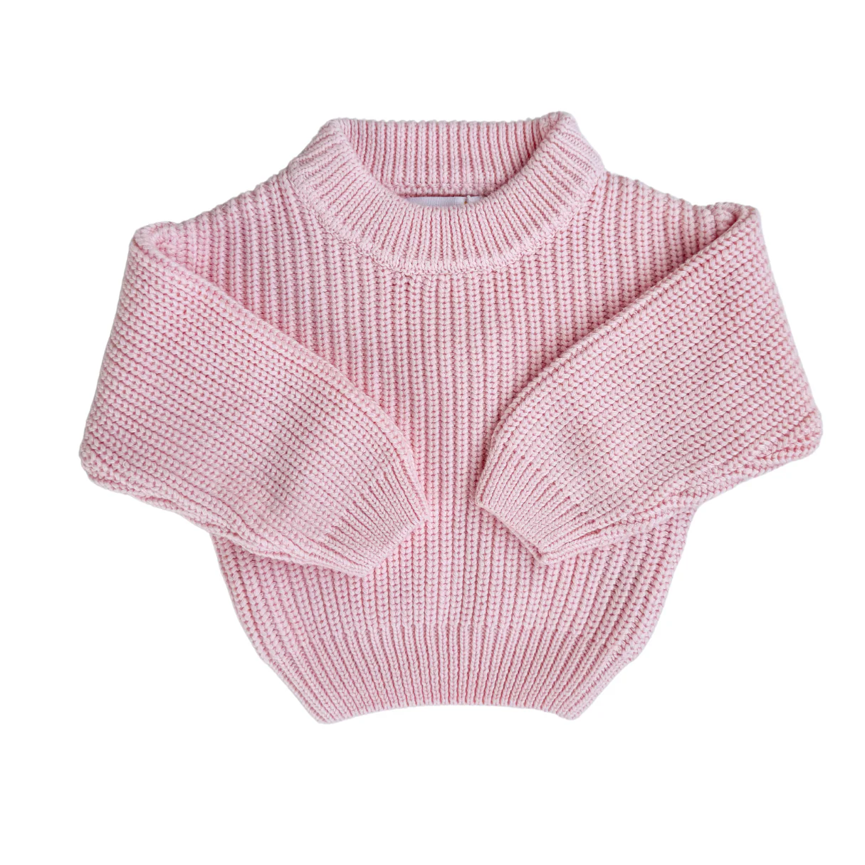 Chunky Knit Jumper | Baby Pink *MAY PRE-ORDER* - Image 7