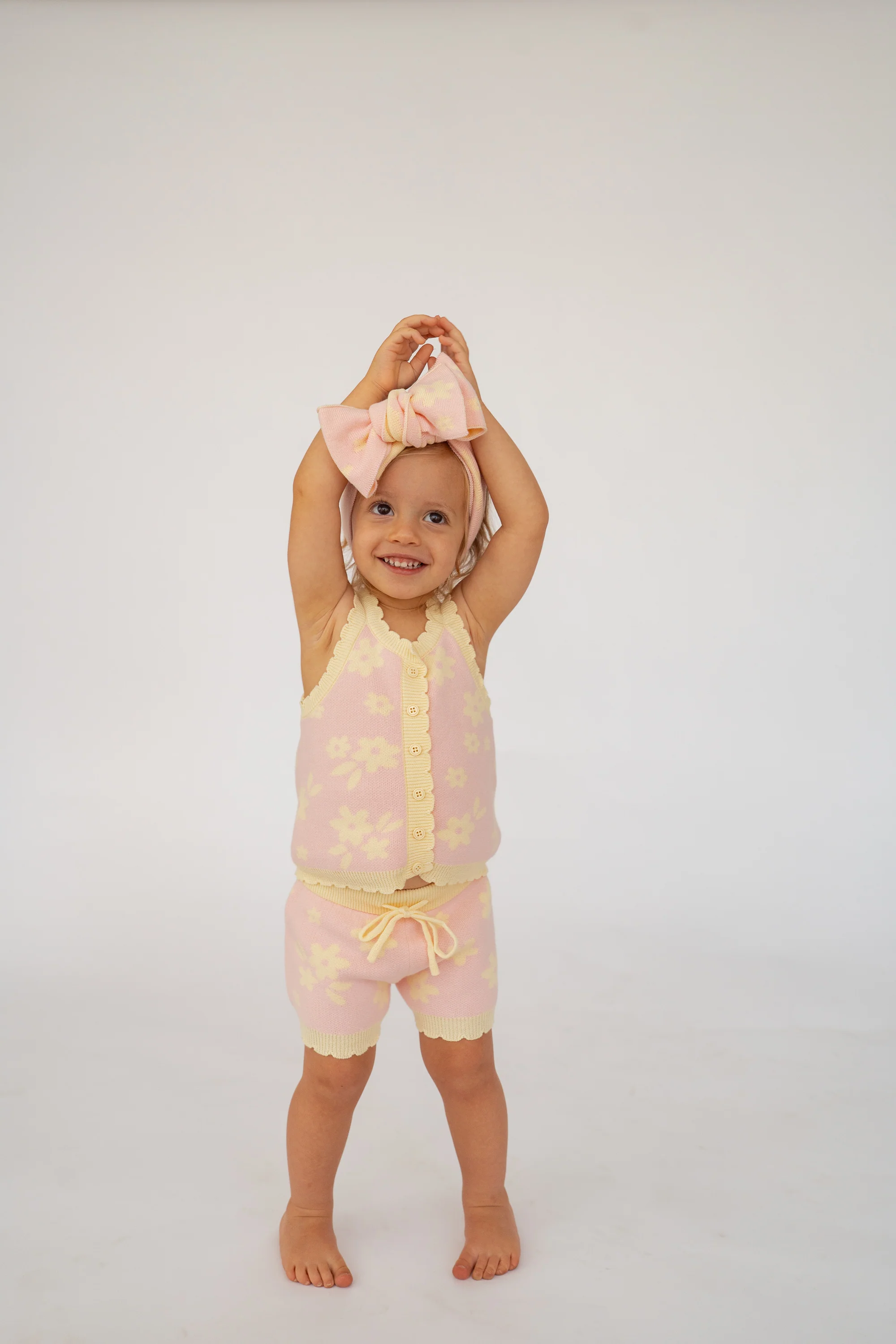 Knitted Shirt | Daisy Floral Lemon - Image 5