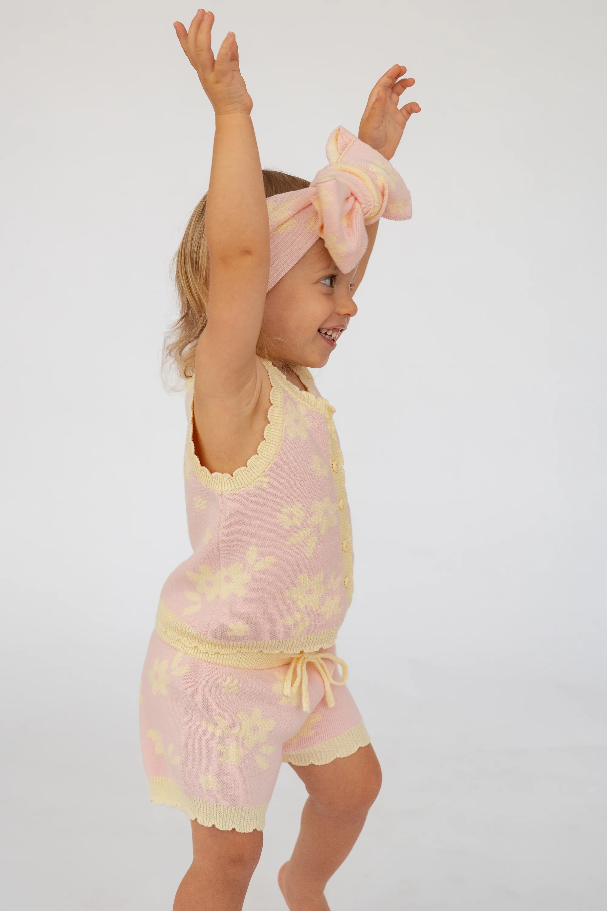 Knitted Shirt | Daisy Floral Lemon - Image 9