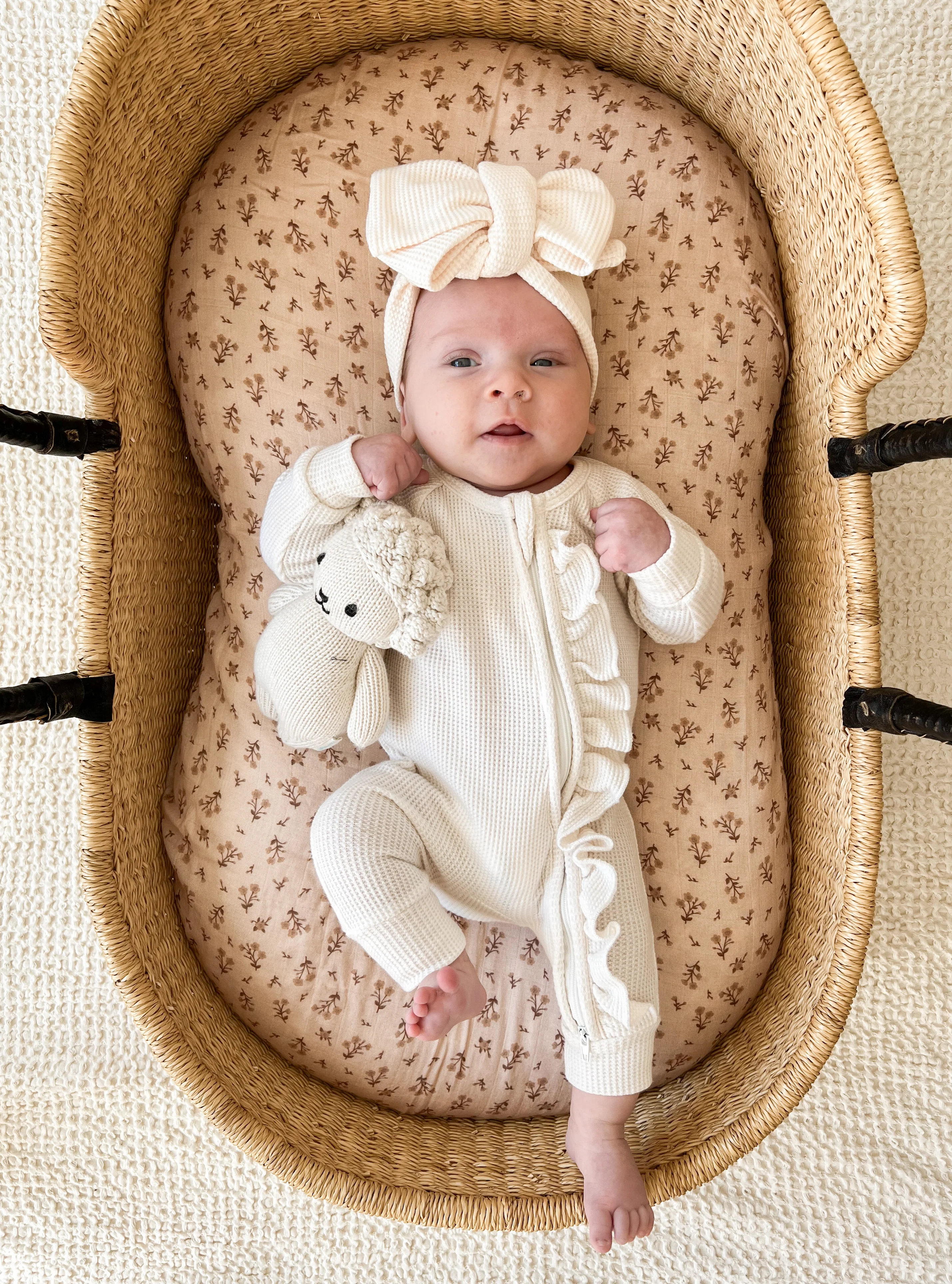 Muslin Swaddle | Paisley Coffee - Image 5