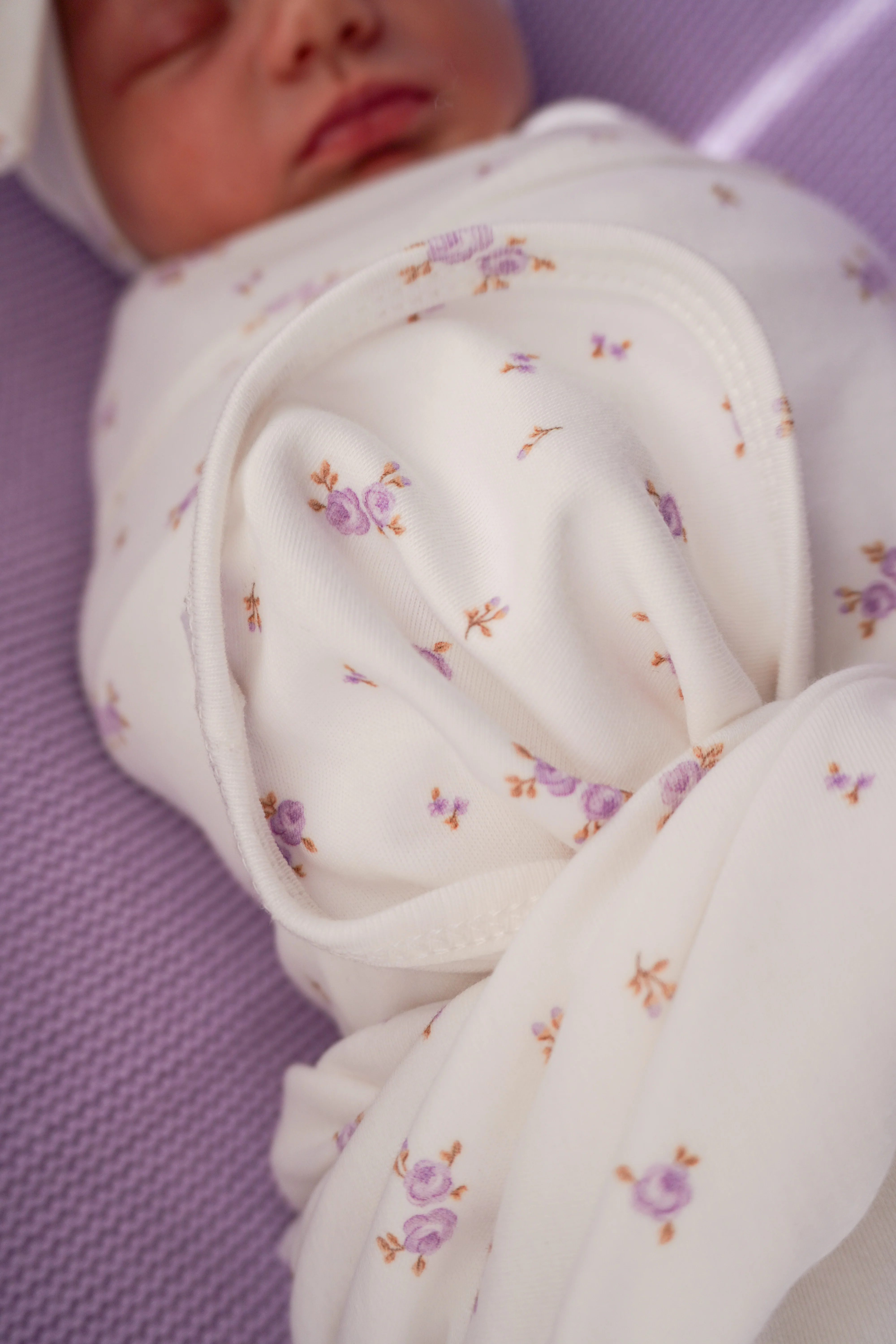 Swaddle Set | Lilac Meadow - Image 4