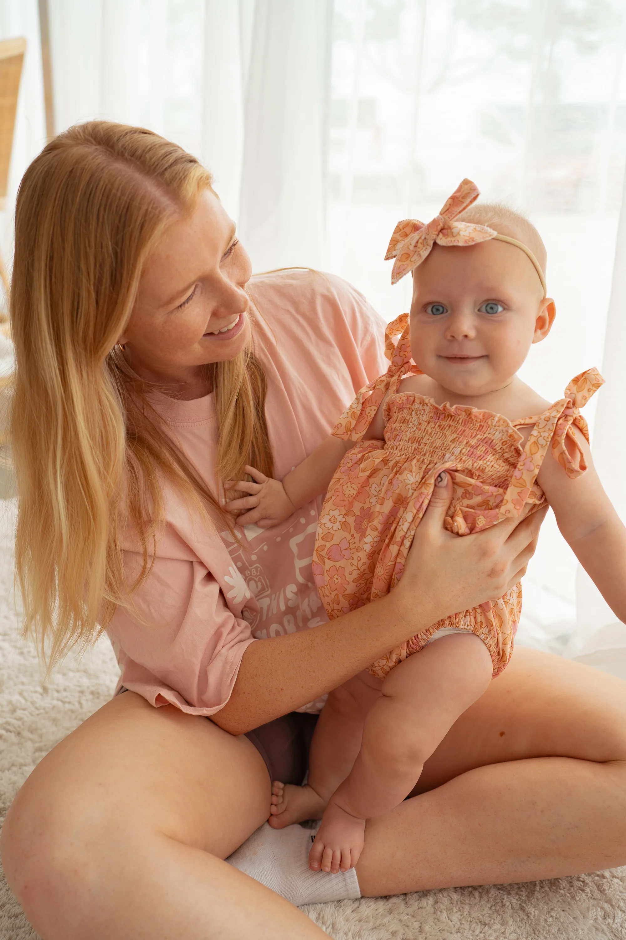 Tie Bubble Romper | Goldie - Image 6